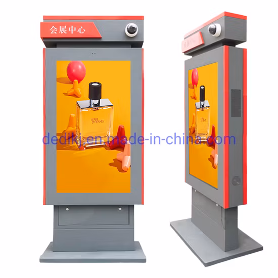 55 Inch Outdoor Double Sided 2500 Nits LCD Advertising Device
