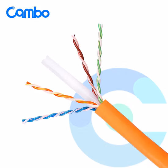 Gcabling China Factory Supply CAT6 UTP LAN Network Cable Bare Copper CCA Wire CAT6 Cable